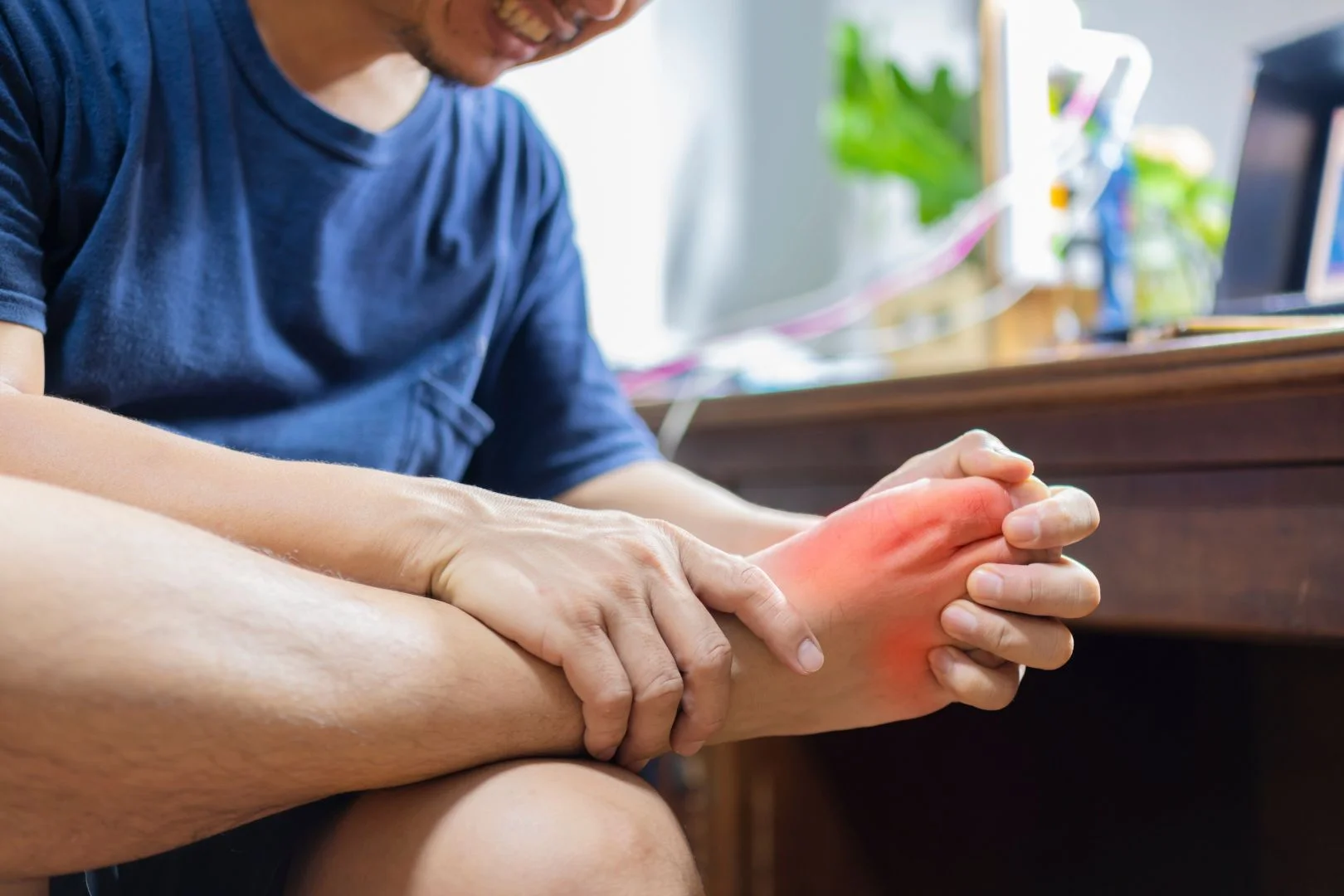 Rheumatoid arthritis in the feet